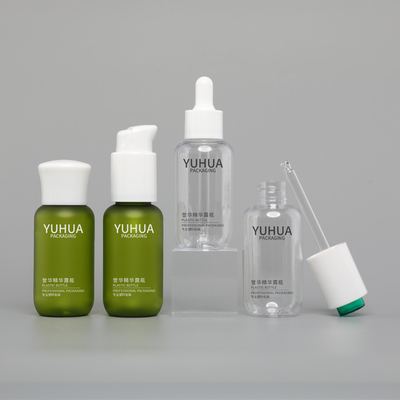 2 uncje Recycled PCR 60 ml Plastikowe butelki z serum do twarzy Push Bottom Dropper