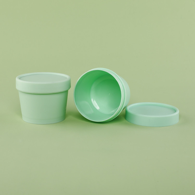 100g Plastikowe słoiki do pakowania z klapką Materiał PET Biała nakrętka Plastikowy pojemnik z recyklingu