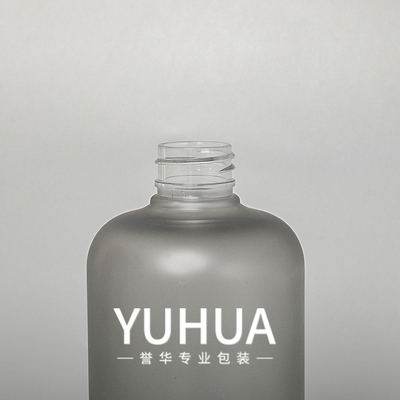 Gray 500ml Plastic Packaging Bottles Body Care Frosted Recycling