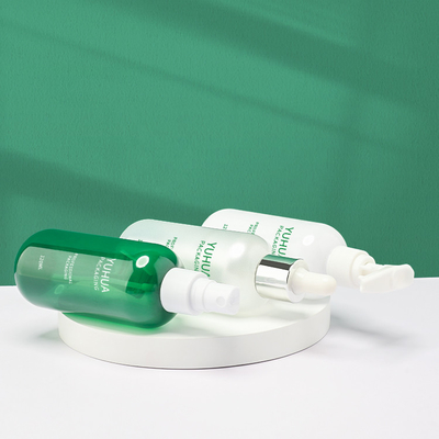 120 ml 150 ml zielona plastikowa butelka z zakraplaczem sitodruk balsam do kremu opakowanie