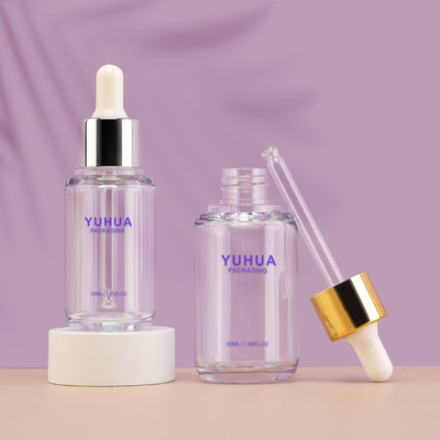 50 ml pustych butelek z serum z olejkiem eterycznym do pielęgnacji skóry Butelka z zakraplaczem