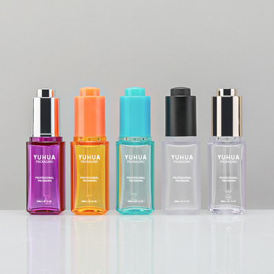 Pusta butelka z kroplomierzem do olejków eterycznych Opakowanie z serum Plastikowa butelka 30 ml