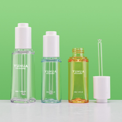 30 ml 50 ml Niestandardowa plastikowa butelka z serum PETG z zakraplaczem