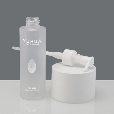 Pompa olejowa Butelka PET Okrągłe plastikowe butelki Sitodruk Logo 24/410 100 ml 120 ml