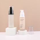 OEM ODM 30ml Glass Liquid Foundation Bottle with Pump Face Care Moisturizer Sunblock 1oz Skin Care