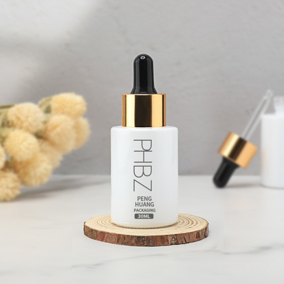 30 ml 1 oz butelka białej oleju z kapsułką kroplówki logo