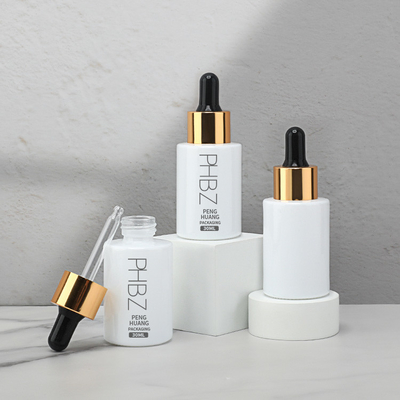 30 ml 1 oz butelka białej oleju z kapsułką kroplówki logo