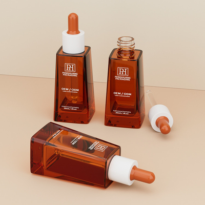 Klasyczne trapezoidowe butelki z 30 ml kroplówki do serum olejowego do opakowań do pielęgnacji skóry