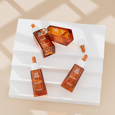 Klasyczne trapezoidowe butelki z 30 ml kroplówki do serum olejowego do opakowań do pielęgnacji skóry