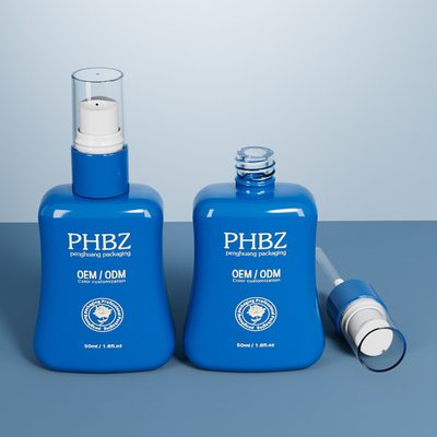 Opakowania do pielęgnacji skóry Drukowanie Oblate Pump Lotion Butelka 50 ml Trapezoidalny kształt