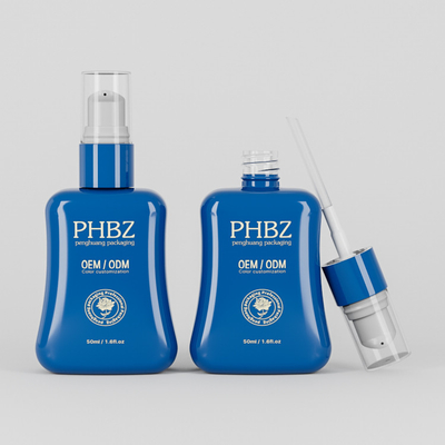 Opakowania do pielęgnacji skóry Drukowanie Oblate Pump Lotion Butelka 50 ml Trapezoidalny kształt