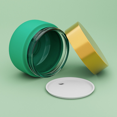 OEM ODM Pusty Matte Krem Kosmetyczny słoik 100g Szklane Body Butter słoik z pokrywą