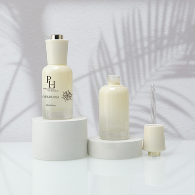 OEM ODM butelka serum oleju do włosów ze szklaną kroplówką 30 ml 1 oz pojemnik do opakowań kosmetycznych