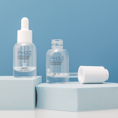 Zindywidualizowane logo Szklane butelki kroplówkowe na serum do oleju tonerowego