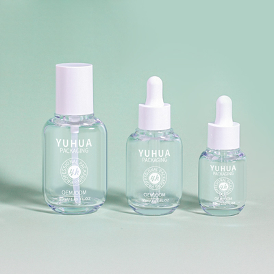 15 ml 30 ml 50 ml PETG Serum Dropper Bottle Skincare Cosmetic Packaging Clear Cream Lotion Bottle