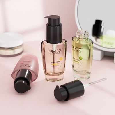 Flaski Fundacji Sprzedaż hurtowa Szklana Flaska Łazienki Do Ciała Łazienka Włosy Olejek Serum Olejek