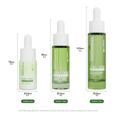 5 ml 10 ml 15 ml Szklane butelki z kroplówką do serum Szklana butelka do oleju esencji