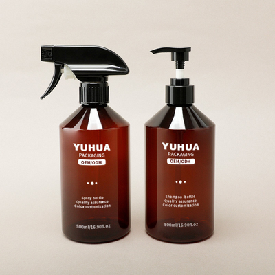 Butelka z pompą serum na płyny 500 ml butelka z plastikowym sprayem do czyszczenia domowego