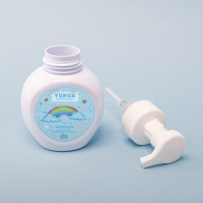 Okrągła butelka z szamponem 300 ml butelka z plastikowej pianki do czyszczenia twarzy