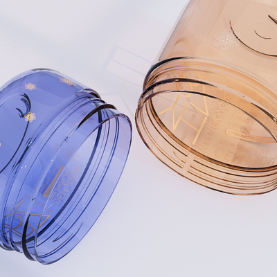 100 g 200 g plastikowe słoiki do opakowań ekologiczne kosmetyczne słoiki z pokrywką