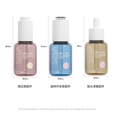 Buteleczka serum oleju hurtowego z kropelką 50 ml plastikowa butelka z olejem eterycznym