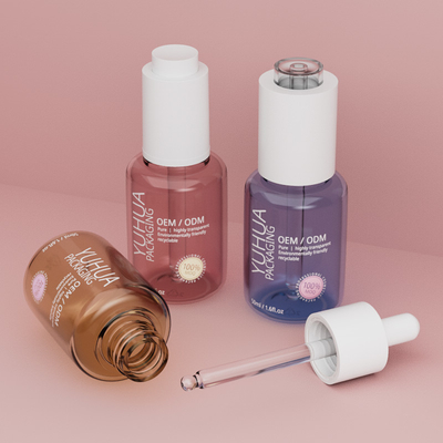 50 ml elastyczne butelki z kroplami do surowicy ODM/OEM