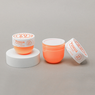 30 ml 50 ml plastikowy słoik kosmetyczny przyjazny dla środowiska Pp słoik z kremem masłem do ciała z słoikiem Flip Cap