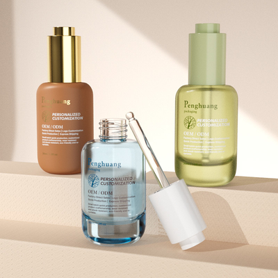 Butelki z zakraplaczem do serum 30 ml, szklana butelka na olejek eteryczny z zakraplaczem