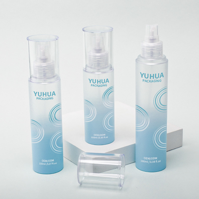 Logo zgodnie z Twoimi wymaganiami Plastikowa butelka z rozpylaczem do nawilżania Przezroczysty spray alkoholowy