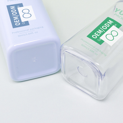 Drukowanie logo 50ml butelki z zakraplaczem PET do serum dla olejków eterycznych i pielęgnacji skóry