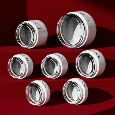 Biały/Przezroczysty/Niestandardowy Szklany Słoiczek na Krem Idealny dla Twojej Luksusowej Linii do Pielęgnacji Skóry