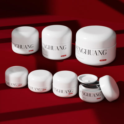 Niestandardowe szklane słoiczki na krem do balsamu do ust w kolorze białym/przezroczystym/niestandardowym z logo i niestandardowym kolorem/nadrukiem