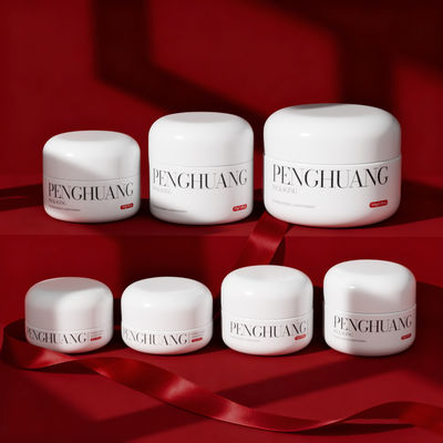 Niestandardowe szklane słoiczki na krem do balsamu do ust w kolorze białym/przezroczystym/niestandardowym z logo i niestandardowym kolorem/nadrukiem