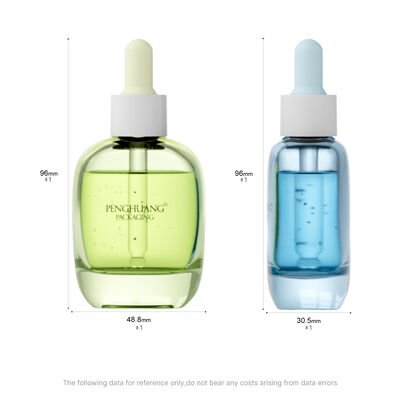 Szklane butelki z zakraplaczem do pielęgnacji skóry twarzy Serum ODM OEM Dostosowane do potrzeb klienta, odpowiednie dla handlu detalicznego i profesjonalistów w branży kosmetycznej