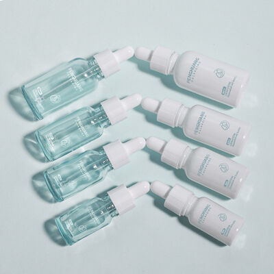 Szklany kroplówka oleju Logo butelki szklanej Niestandardowy gładki pojemnik Zaprojektowany do olejów eterycznych Serów i kosmetyków