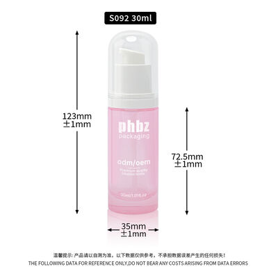 Szklane butelki na lotion ze szklanymi butelkami z pompką, wytrzymały materiał szklany przeznaczony do balsamów do pielęgnacji skóry i kosmetyków