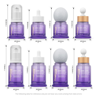 Szklana butelka z zakraplaczem do serum i olejków. Dostępna darmowa próbka. Rozwiązanie opakowaniowe dla olejków eterycznych, serum i płynów kosmetycznych.