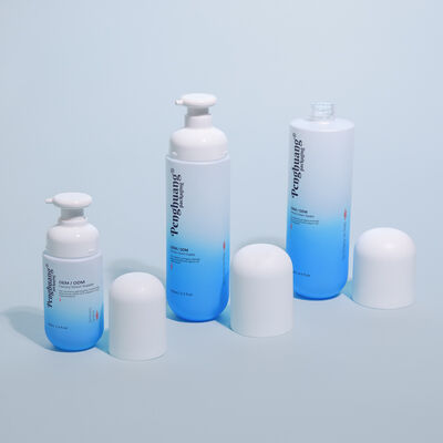 Kosmetyczne opakowania Zestaw zawierający szklaną butelkę kosmetyczną złota czapka słoiki z kremem butelki z płynami