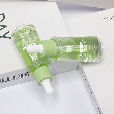 Leak Proof Airtight Serum Dropper Bottles with Custom Color and Logo Printing Suitable for Cosmetic Packaging Applications