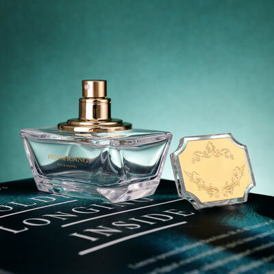 Oem akceptuje butelkę serum olejowego z bambusowym kroplomierzem, złotym, srebrnym, personalizowanym opakowaniem do olejków eterycznych, kosmetyków i pielęgnacji skóry