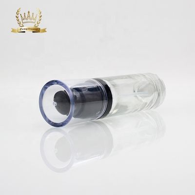 Luksusowa okrągła butelka na kosmetyki 30 ml Szklana płynna butelka z pompką kosmetyczną