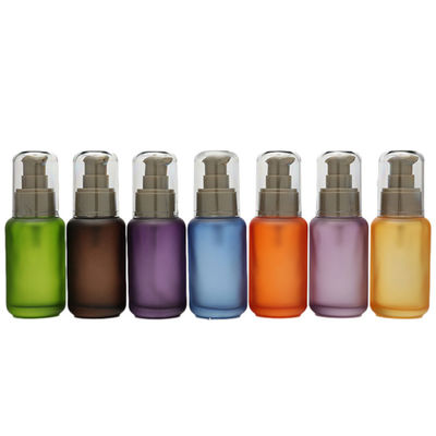 50 ml Butelki z płynnym podkładem Szklana butelka z pompką do kosmetyków
