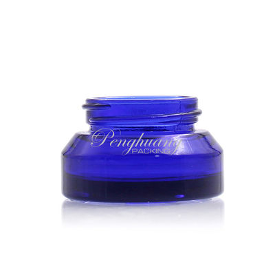 15ml - 200ml Kobaltowa szklana butelka 15g 30g 50g Szklany słoik do kremu