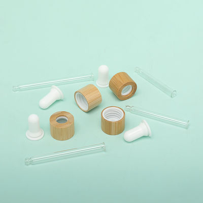 Butelka z zakraplaczem Green Bamboo Essential Oil Aluminiowa i plastikowa obroża