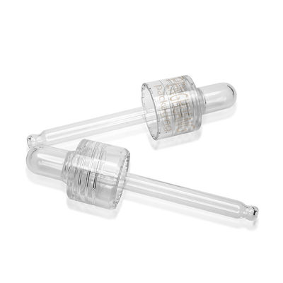 przezroczysta szklana butelka z kroplomierzem na serum 30ml