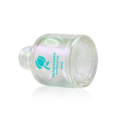 unikalna konstrukcja 30ml butelki na serum ze srebrnym zakraplaczem