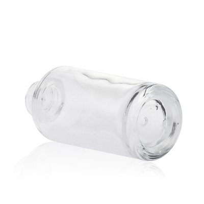 Przezroczysta szklana butelka z podkładem w płynie Black Cap 30 ml