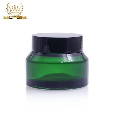 Niestandardowy zestaw kosmetyczny Slant Shoulder Glass Bottle Słoik kosmetyczny pojemnik do pakowania