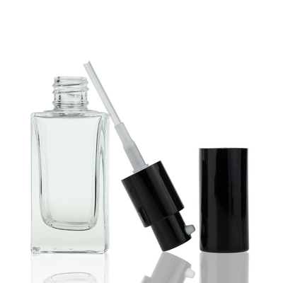 30 ml kropla przezroczystego małego kwadratowego szkła w butelce z serum jest dostępna