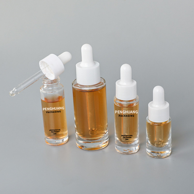 5 ml 10 ml 30 ml Szklana butelka na serum Opakowania kosmetyczne Szklane butelki z zakraplaczem